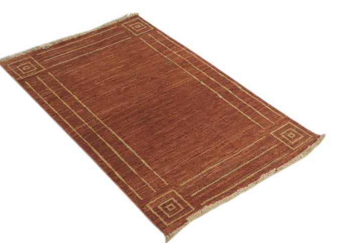 2' 7 x 4' 1 Hand Knotted Modern Ziegler Rug