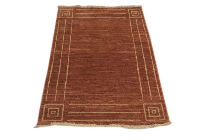 2' 7 x 4' 1 Hand Knotted Modern Ziegler Rug