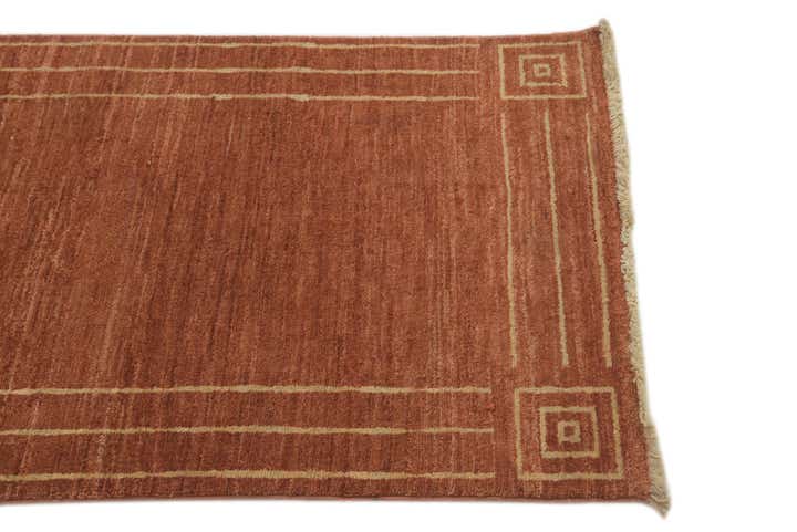 2' 7 x 4' 1 Hand Knotted Modern Ziegler Rug