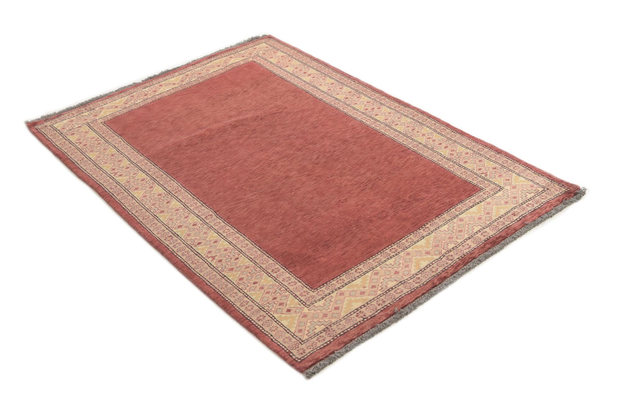 4' 2 x 5' 9 Hand Knotted Modern Ziegler Rug