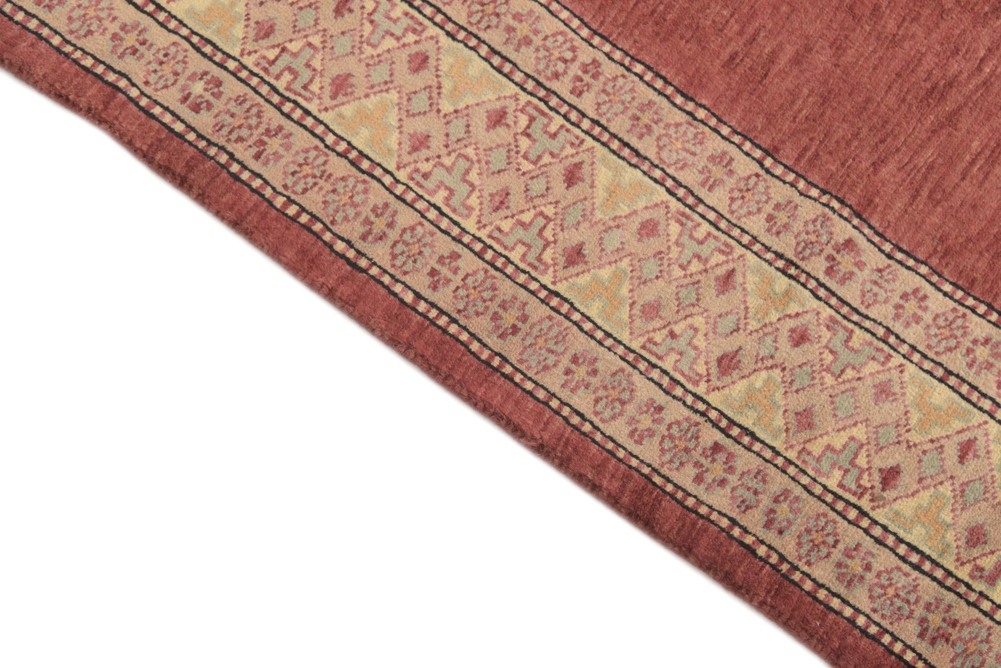 4' 2 x 5' 9 Hand Knotted Modern Ziegler Rug