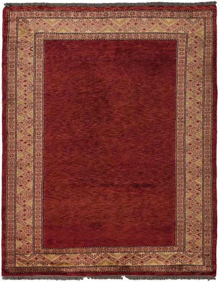 Detail image of 4' 2 x 5' 9 Hand Knotted Modern Ziegler Rug