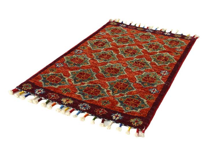 1' 3 x 2' 2 Hand Knotted Modern Ziegler Rug