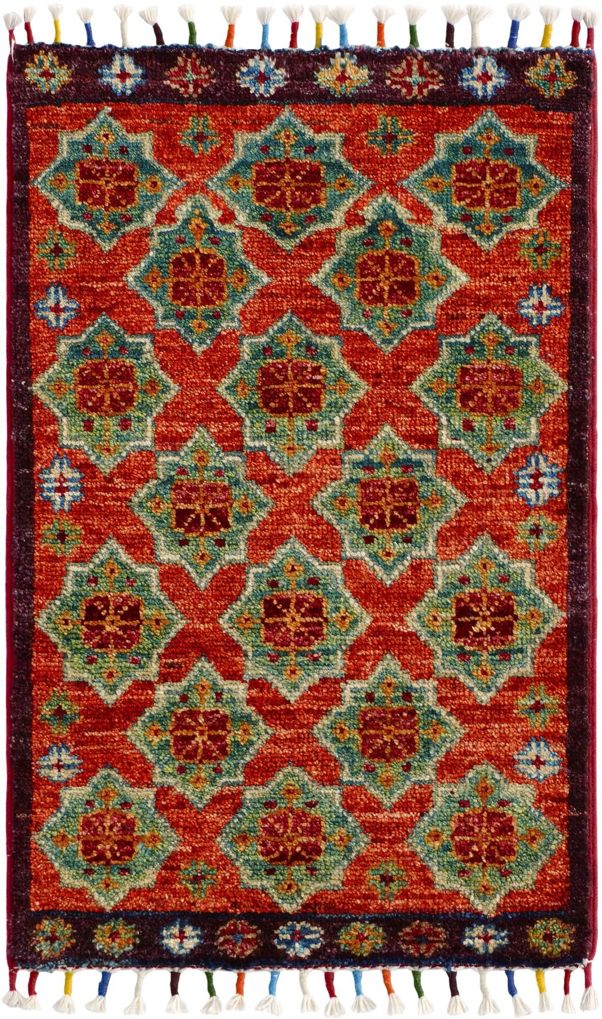 1' 3 x 2' 2 Hand Knotted Modern Ziegler Rug