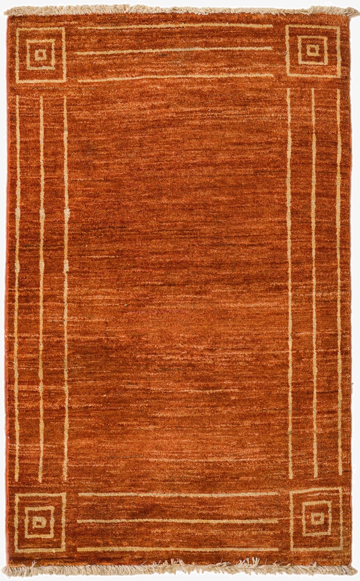 2' 7 x 4' 1  Hand Knotted Modern Ziegler Rug