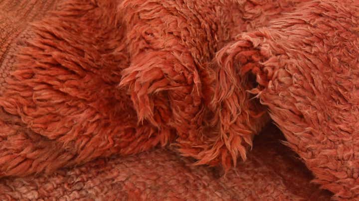 5' 9 x 6' 6 Hand Knotted Moroccan Wool Rug