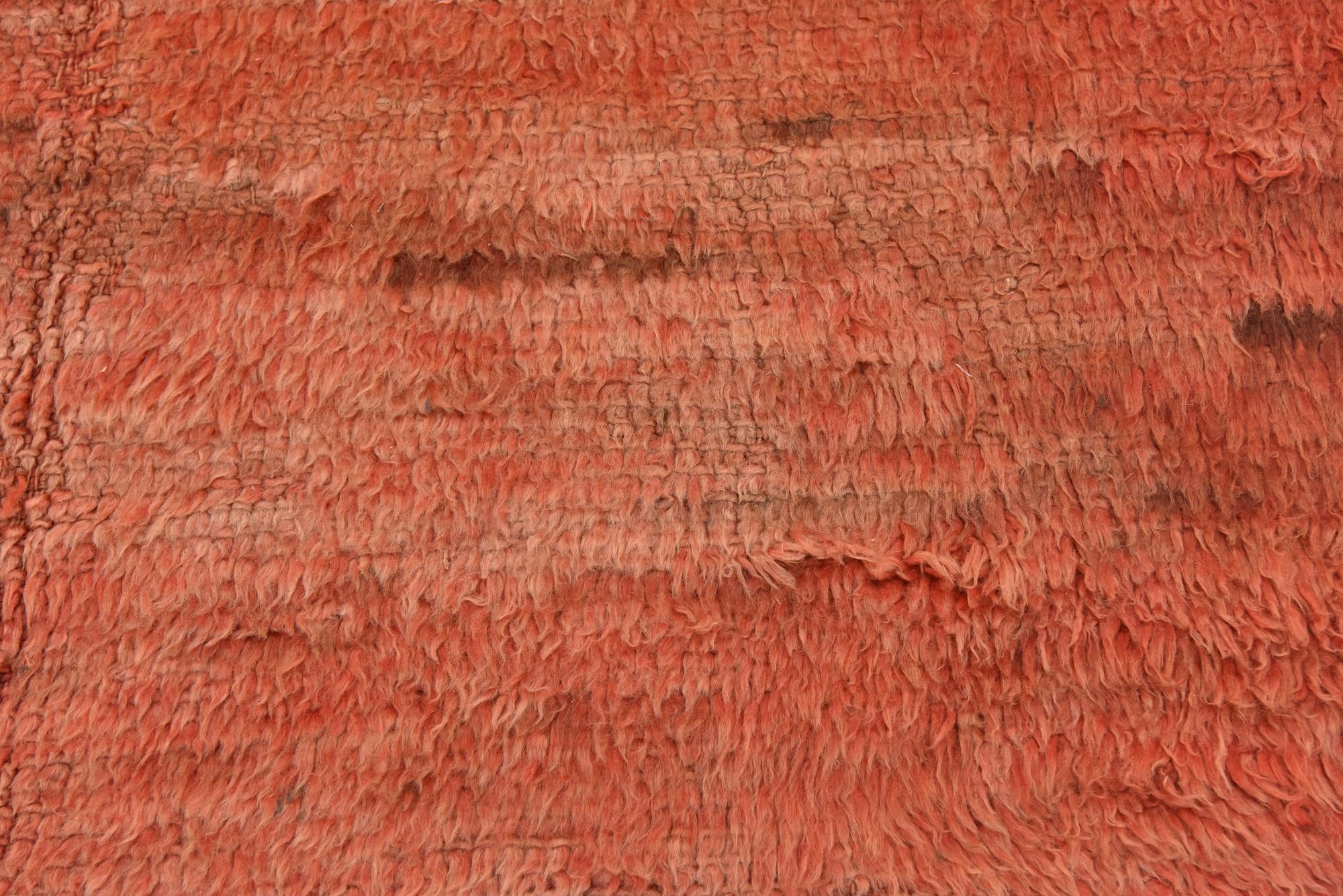 5' 9 x 6' 6 Hand Knotted Moroccan Wool Rug