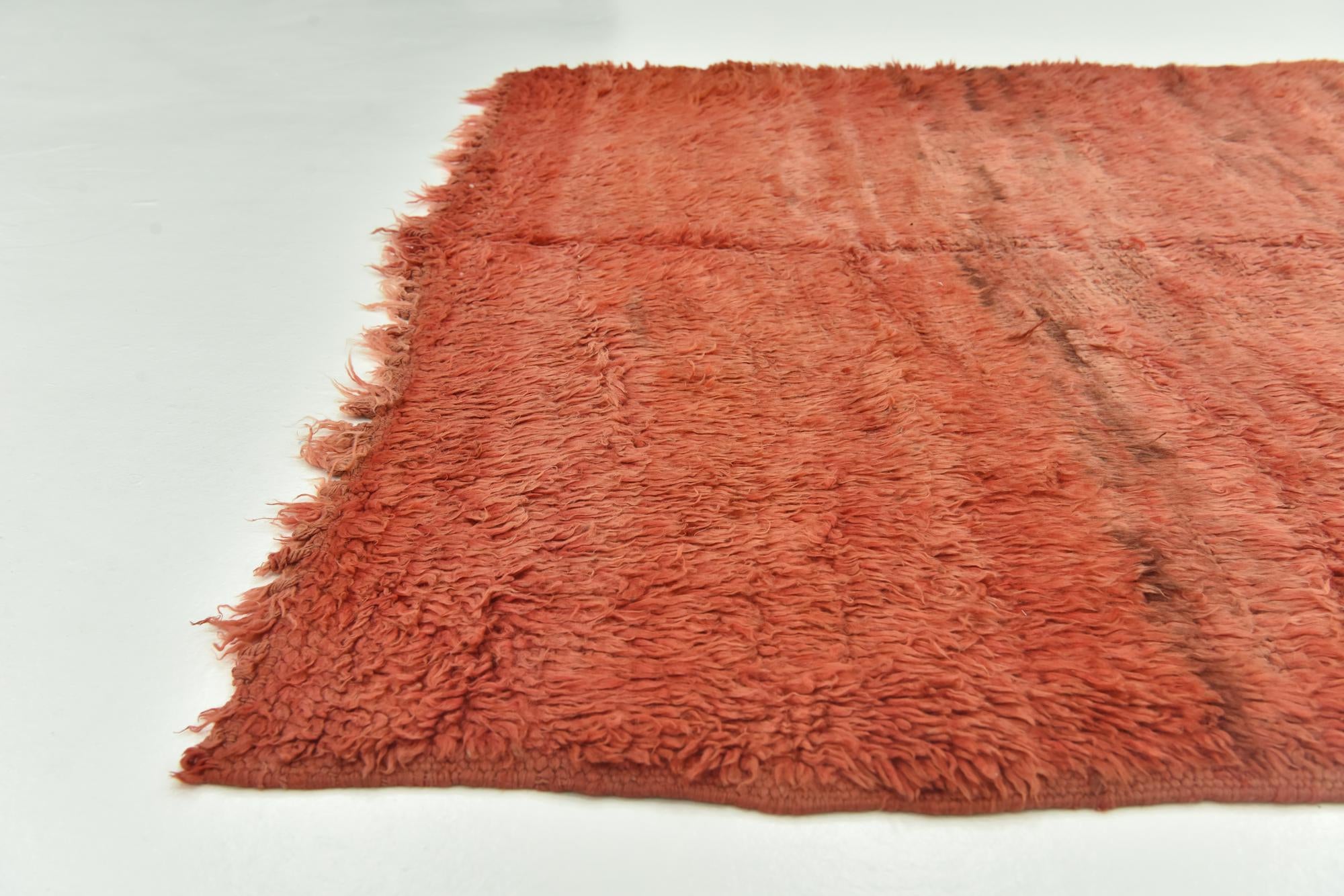 5' 9 x 6' 6 Hand Knotted Moroccan Wool Rug
