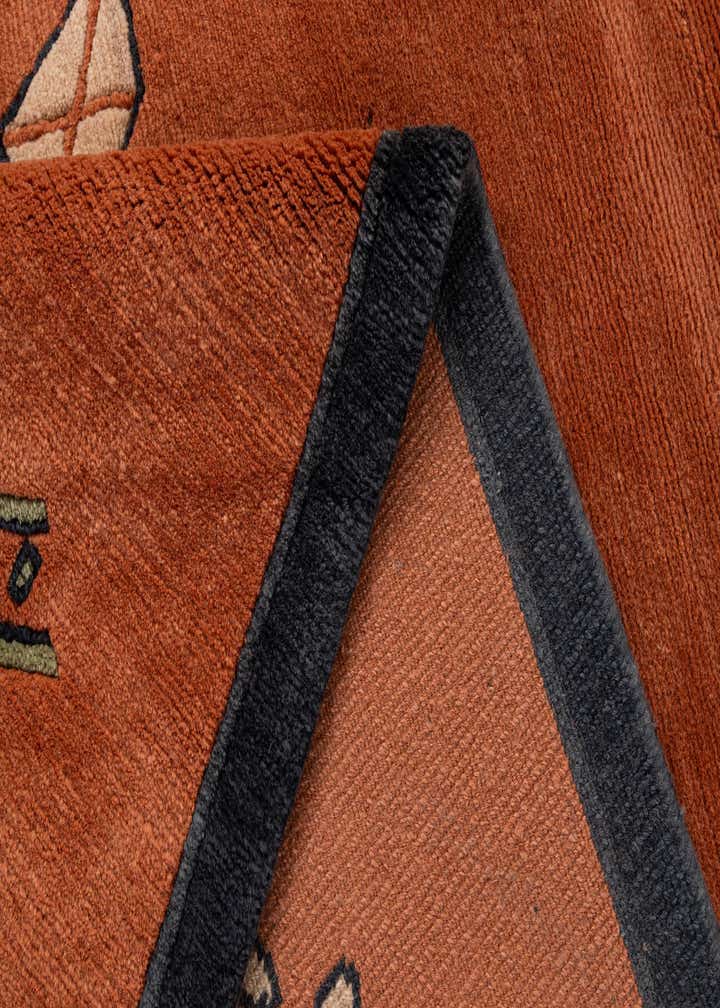 6' 7 x 9' 7 Hand Knotted Nepal Wool Rug