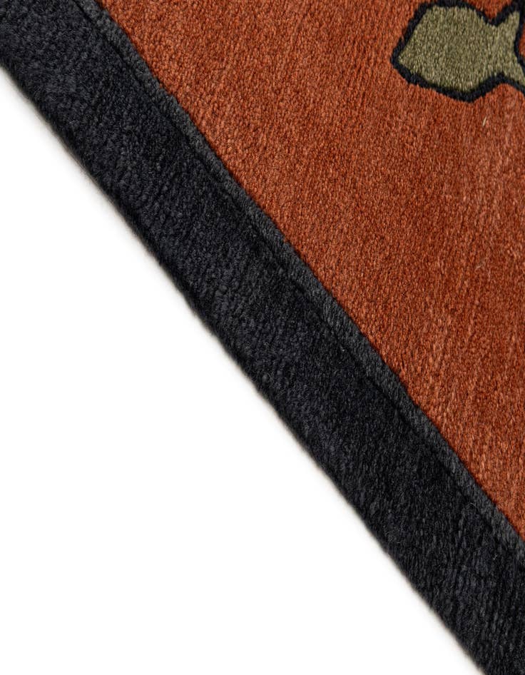 Detail image of 6' 7 x 9' 7 Hand Knotted Nepal Wool Rug