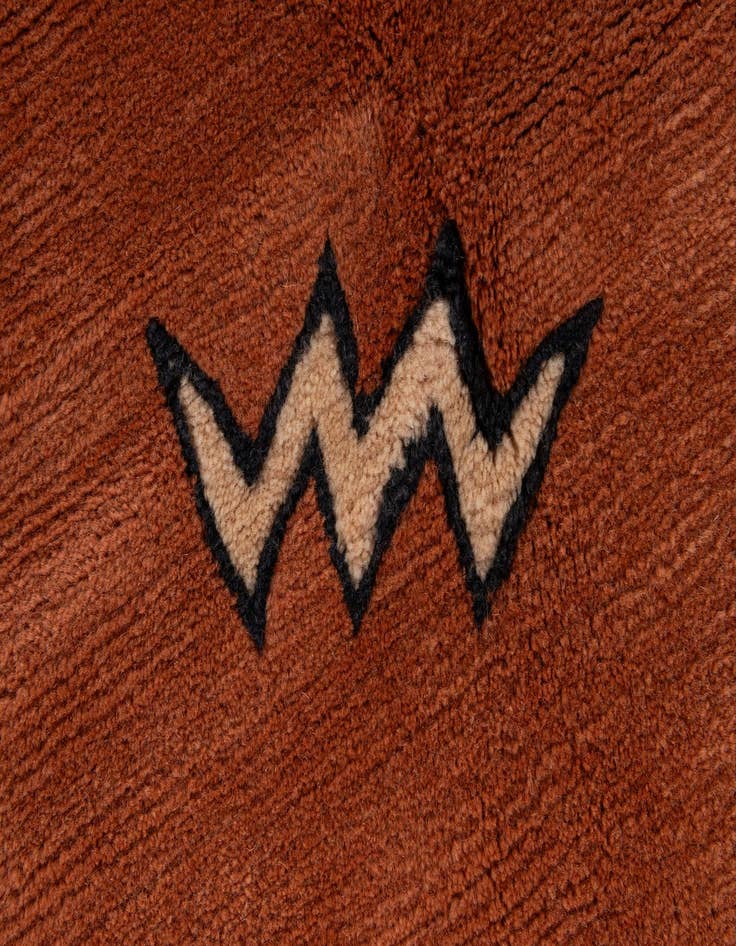 Detail image of 6' 7 x 9' 7 Hand Knotted Nepal Wool Rug