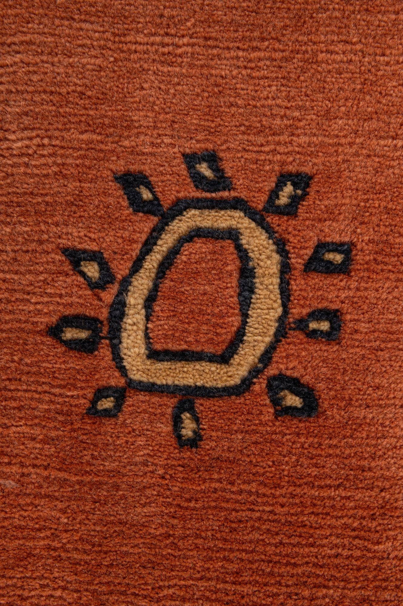 6' 7 x 9' 7 Hand Knotted Nepal Wool Rug