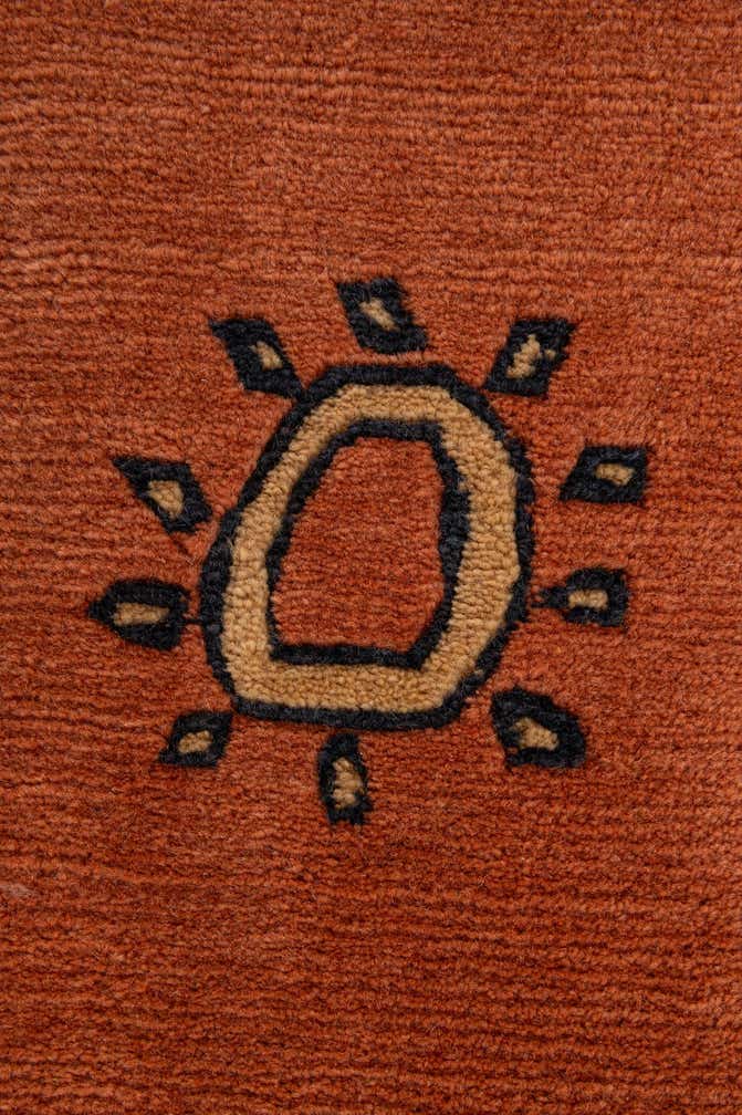 6' 7 x 9' 7 Hand Knotted Nepal Wool Rug