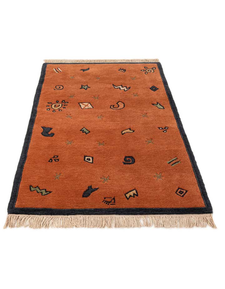 3' 2 x 5' Hand Knotted Nepal Wool Rug