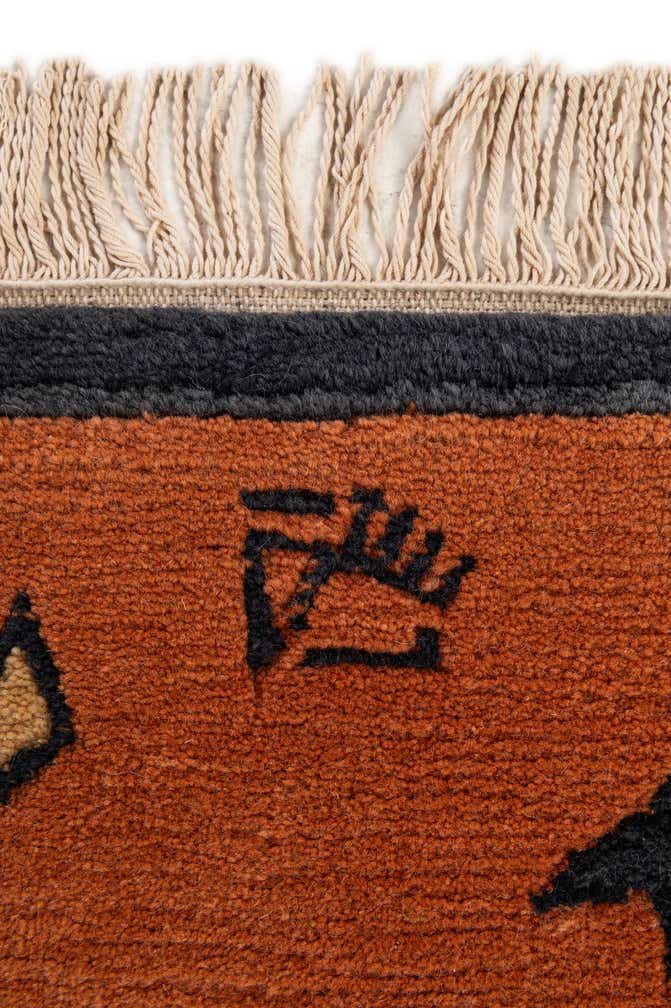 3' 2 x 5' Hand Knotted Nepal Wool Rug
