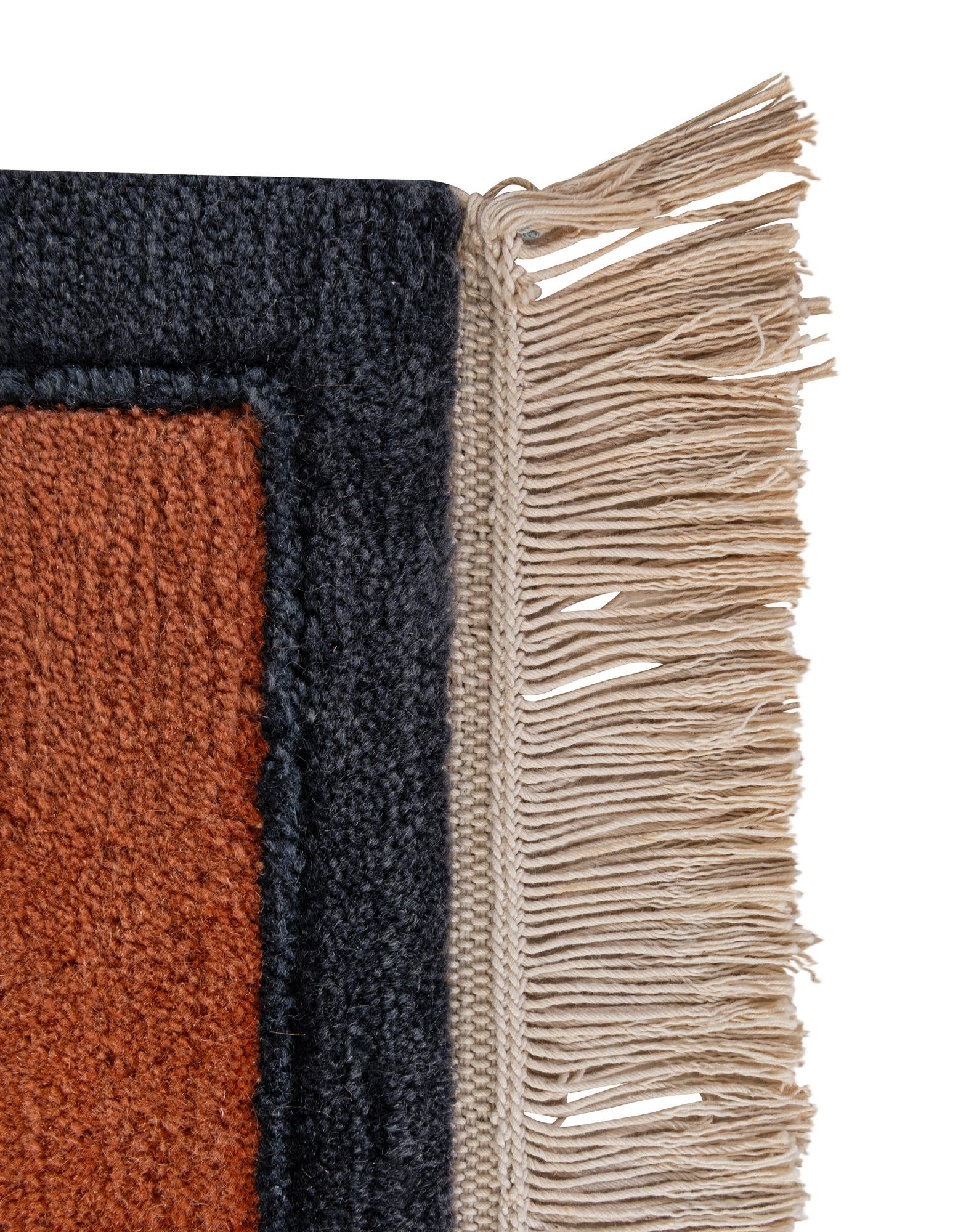 4' 8 x 6' 7 Hand Knotted Nepal Wool Rug