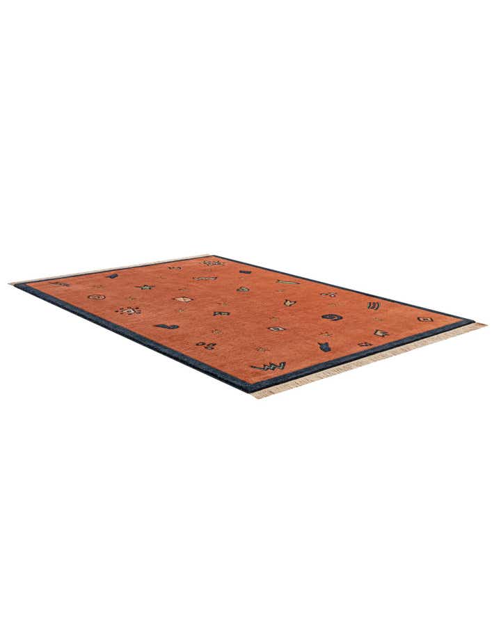 4' 8 x 6' 7 Hand Knotted Nepal Wool Rug