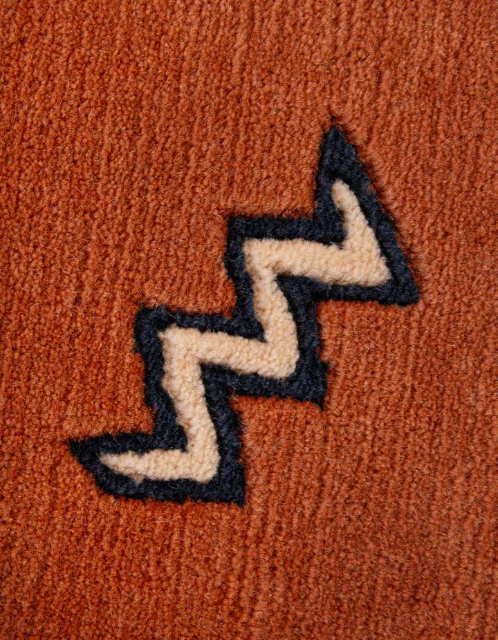 4' 8 x 6' 7 Hand Knotted Nepal Wool Rug