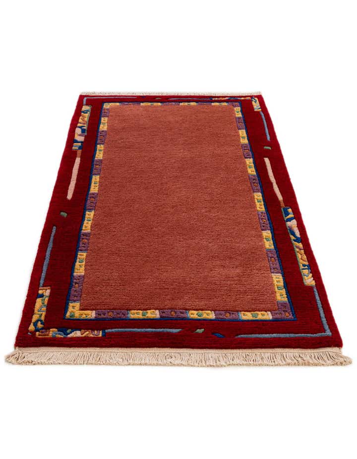 2' 6 x 4' 9 Hand Knotted Nepal Wool Rug