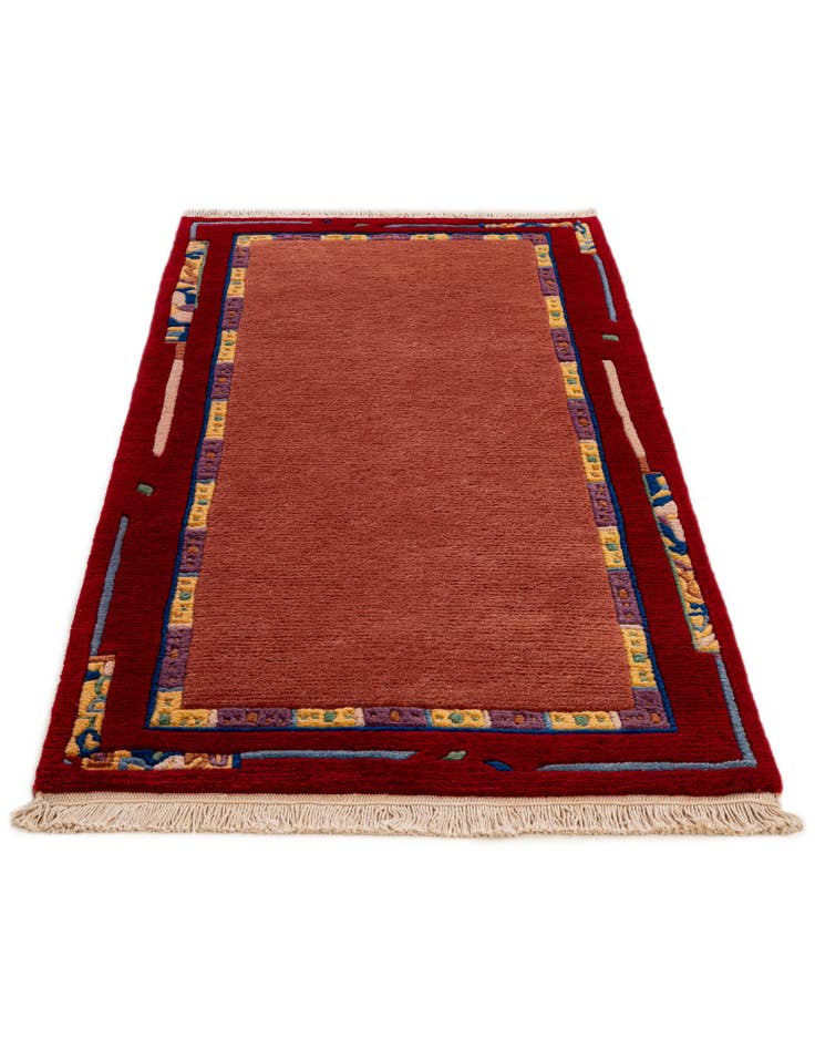 Detail image of 2' 6 x 4' 9 Hand Knotted Nepal Wool Rug