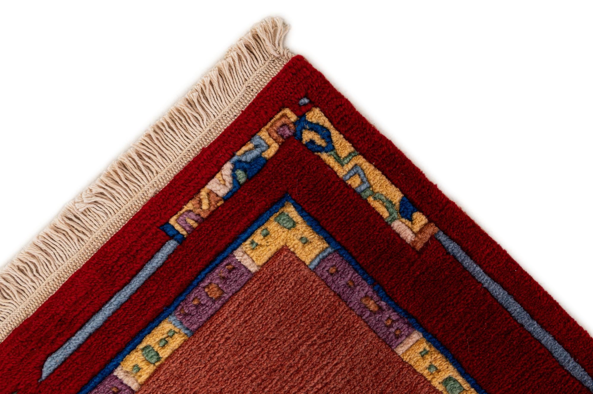 2' 6 x 4' 9 Hand Knotted Nepal Wool Rug