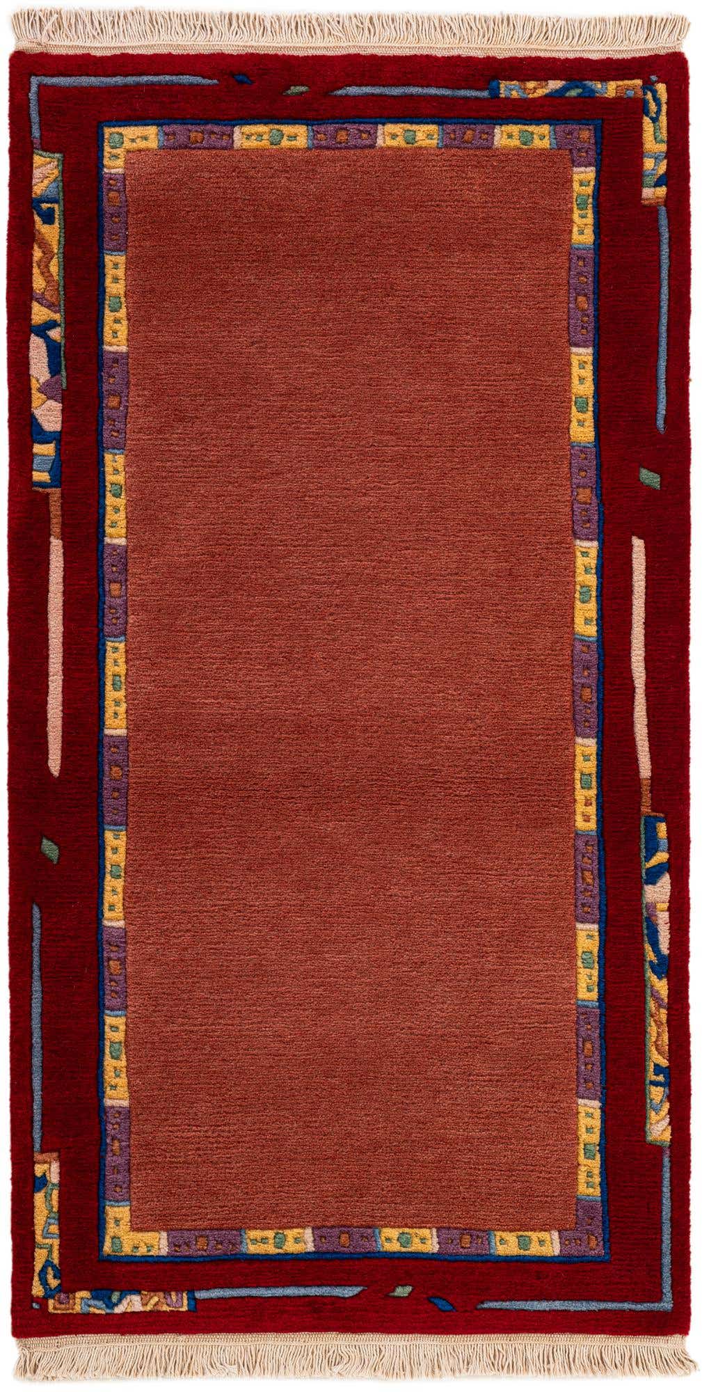 2' 6 x 4' 9 Hand Knotted Nepal Wool Rug