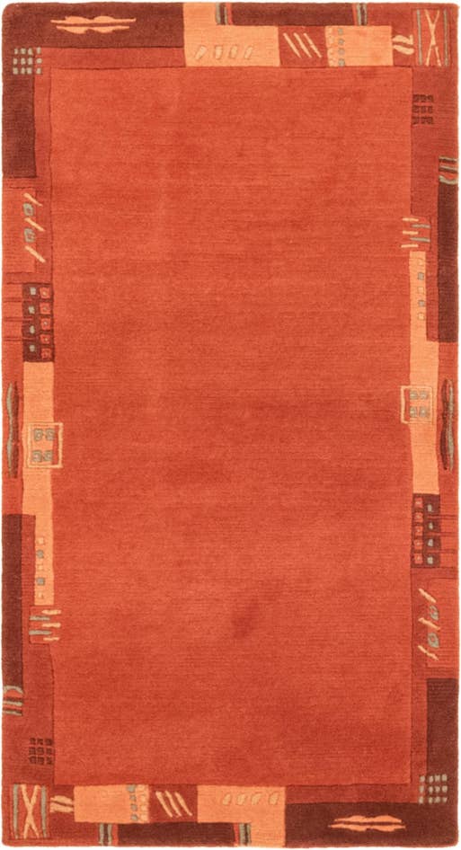 Detail image of 2' 5 x 4' 8 Hand Knotted Nepal Wool Rug