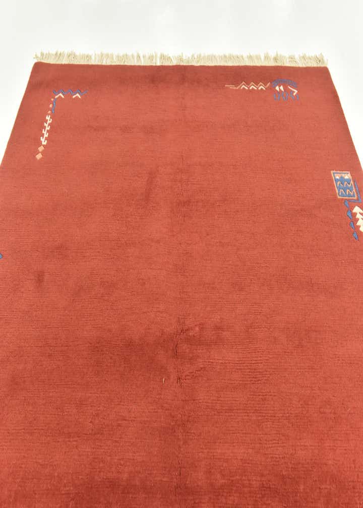 5' 7 x 7' 9 Hand Knotted Nepal Wool Rug