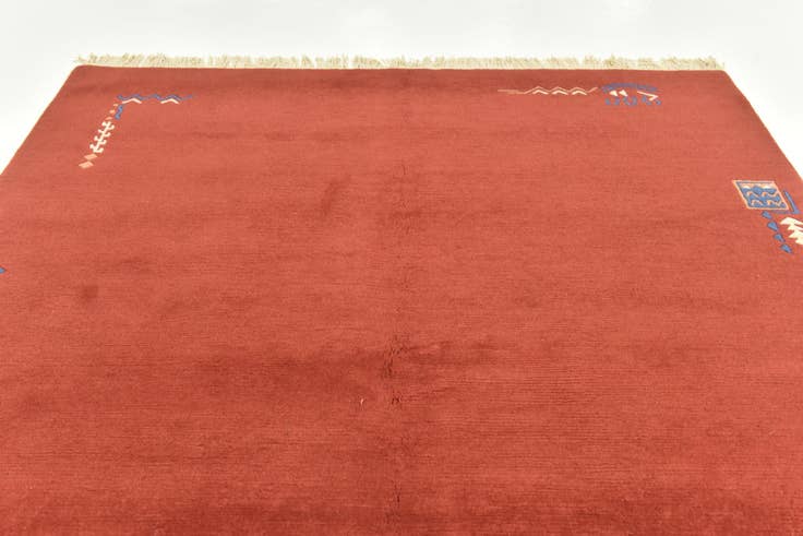 Detail image of 5' 7 x 7' 9 Hand Knotted Nepal Wool Rug