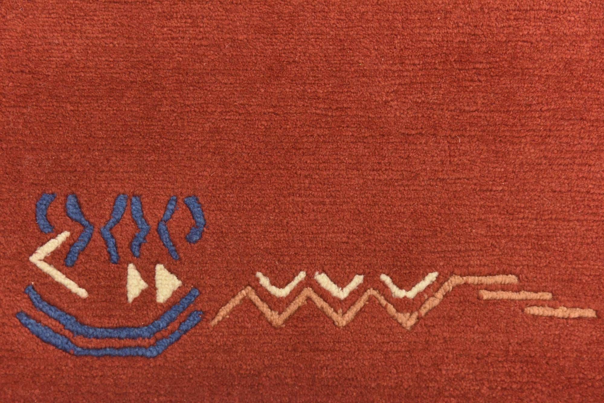 5' 7 x 7' 9 Hand Knotted Nepal Wool Rug