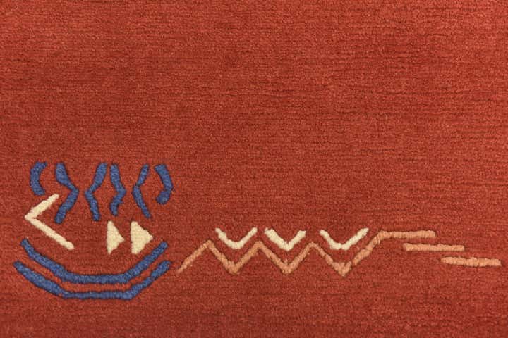 5' 7 x 7' 9 Hand Knotted Nepal Wool Rug