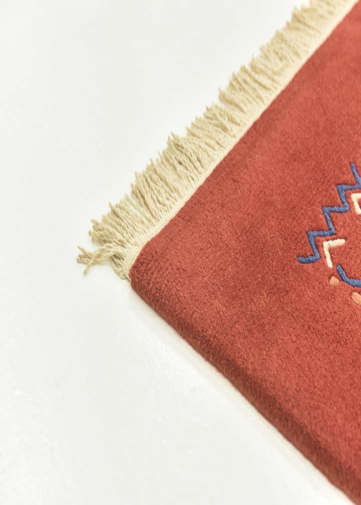 5' 7 x 7' 9 Hand Knotted Nepal Wool Rug