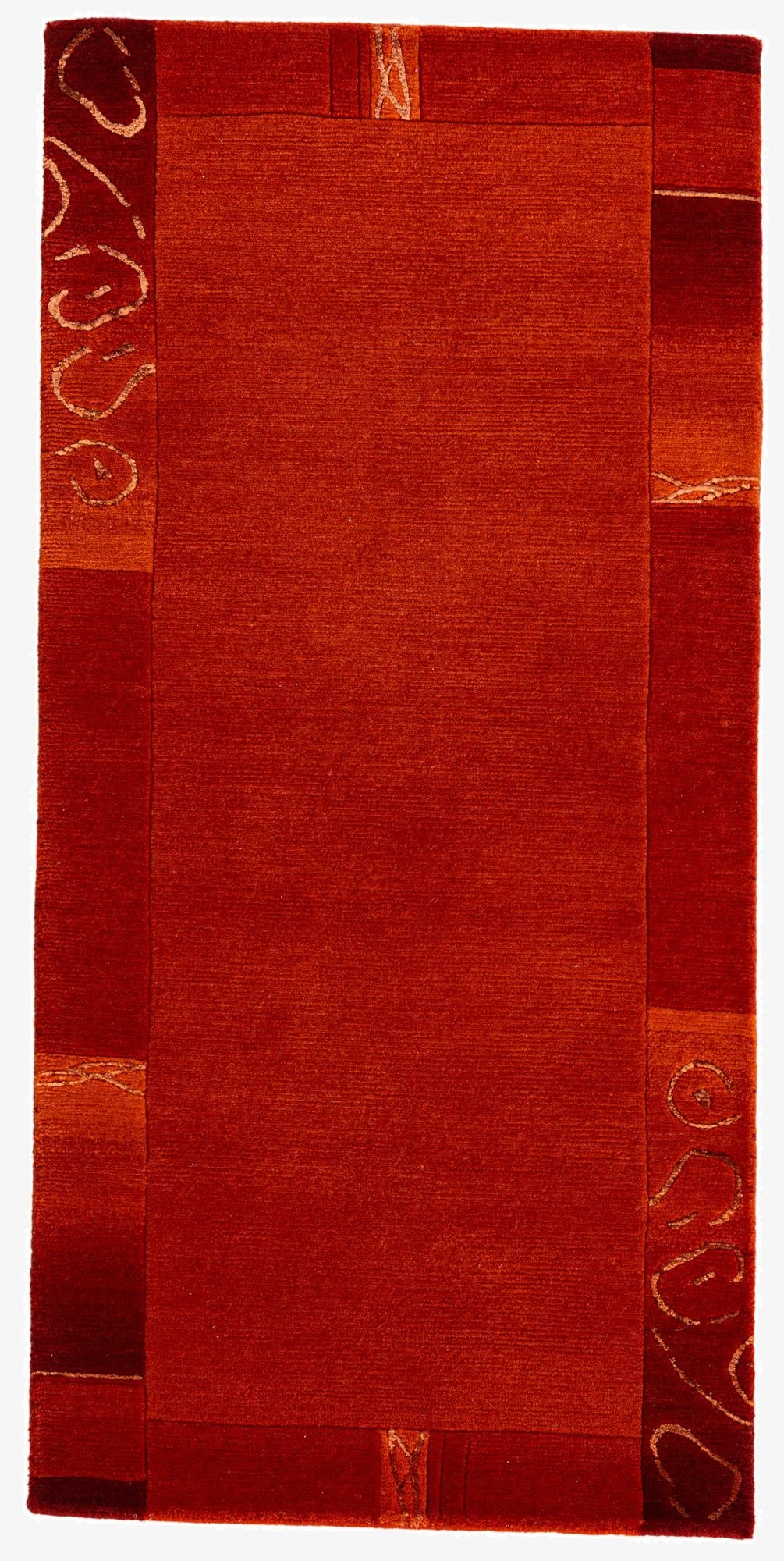 2' 4 x 4' 9  Hand Knotted Nepal Rug