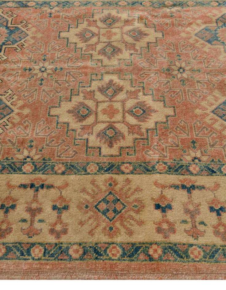 Detail image of 4' x 5' 9 Hand Knotted Oushak Wool Rug