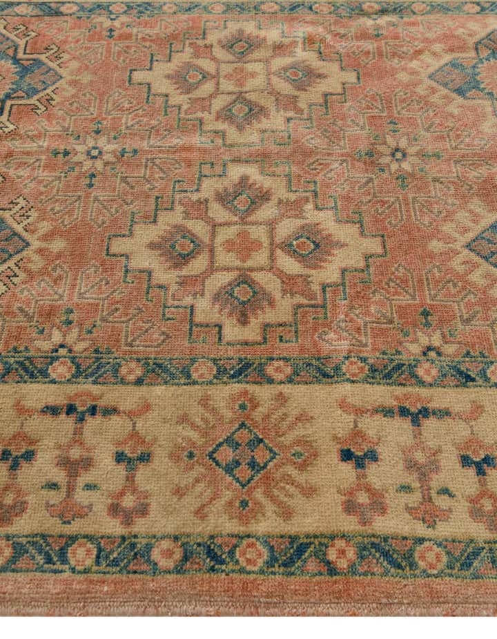 4' x 5' 9 Hand Knotted Oushak Wool Rug