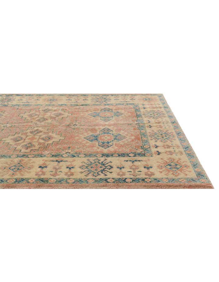 4' x 5' 9 Hand Knotted Oushak Wool Rug