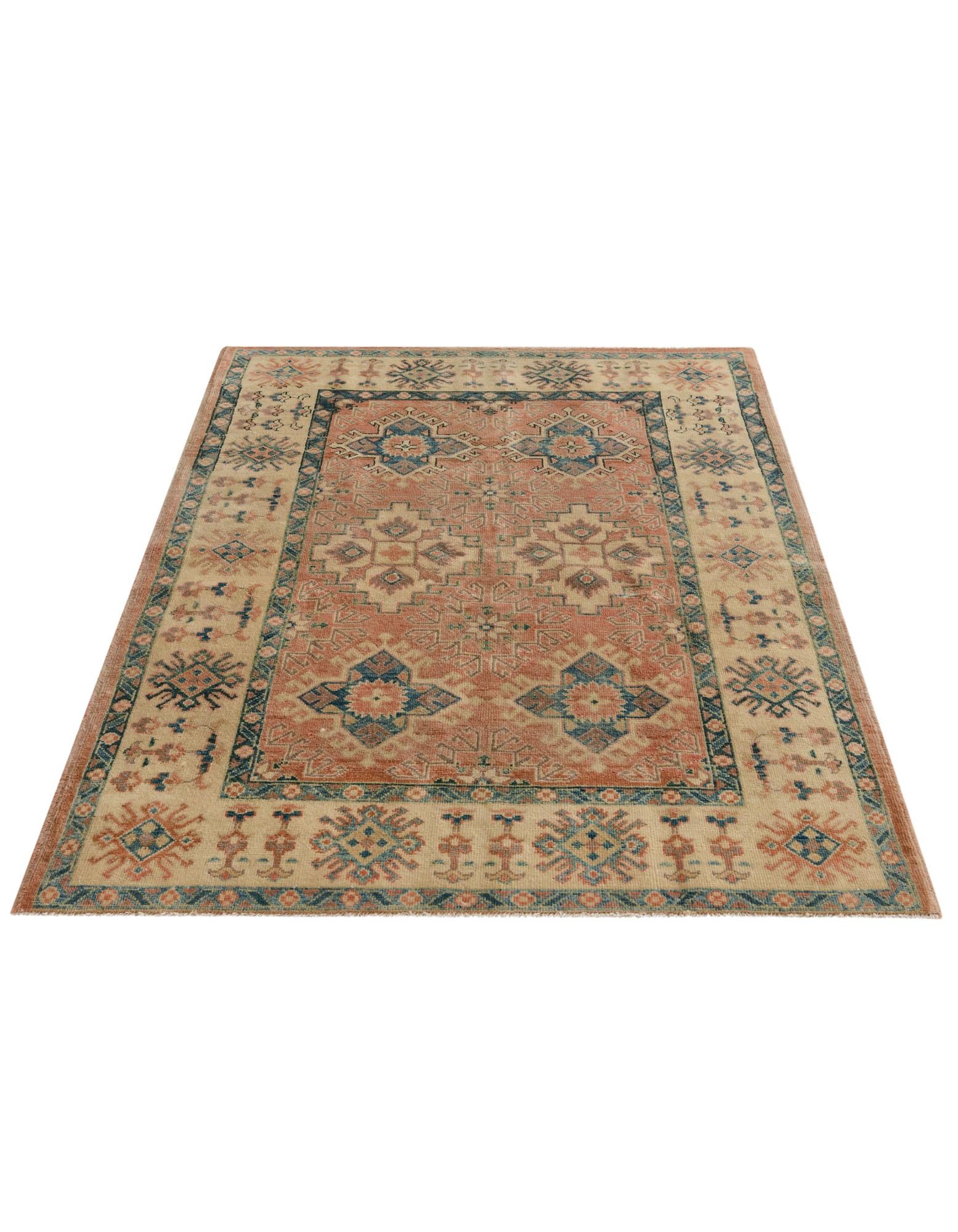 4' x 5' 9 Hand Knotted Oushak Wool Rug