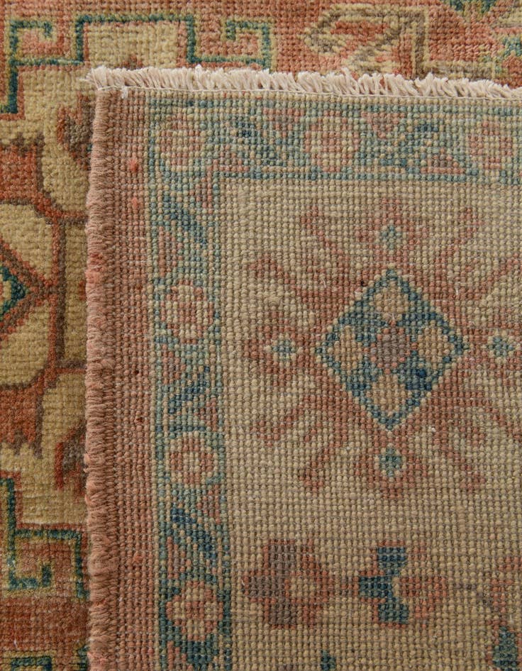Detail image of 4' x 5' 9 Hand Knotted Oushak Wool Rug