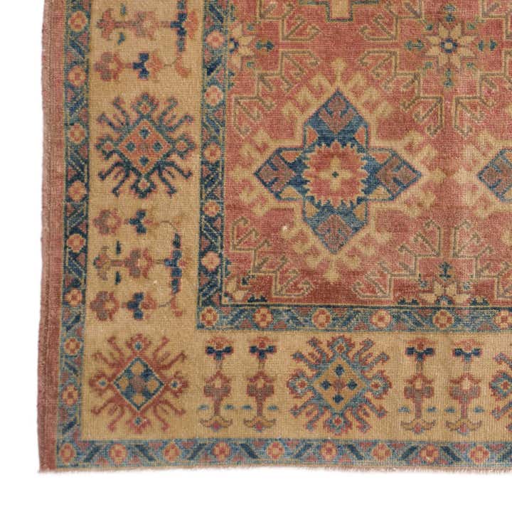 4' x 5' 9 Hand Knotted Oushak Wool Rug