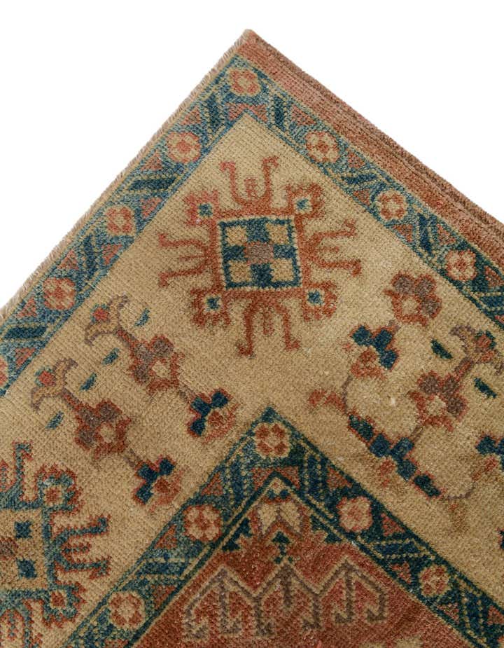 4' x 5' 9 Hand Knotted Oushak Wool Rug