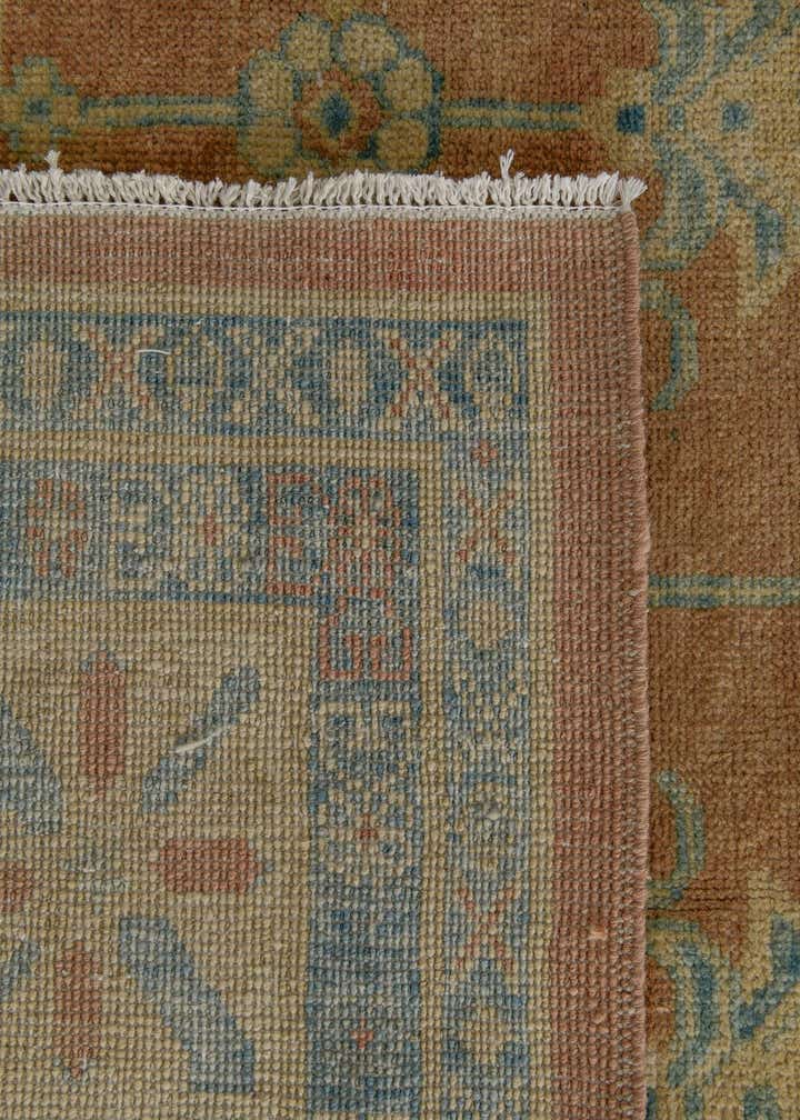8' 1 x 9' 9 Hand Knotted Oushak Wool Rug