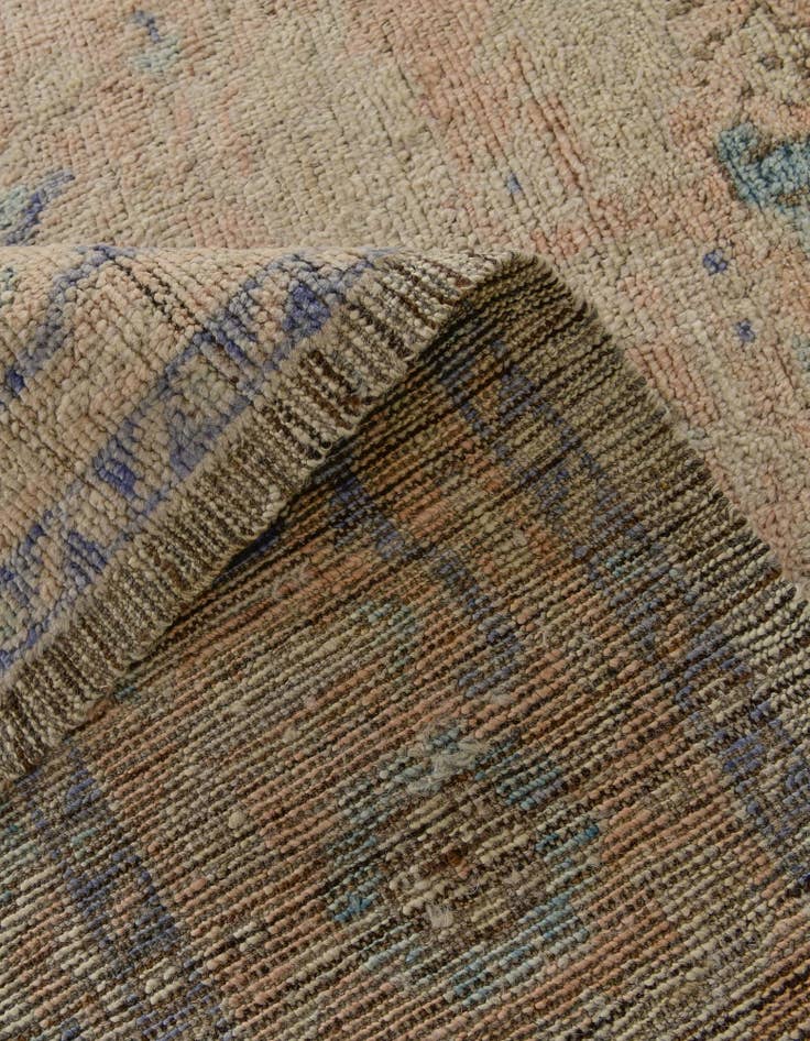 Detail image of 8' 5 x 10' 2 Hand Knotted Oushak Wool Rug