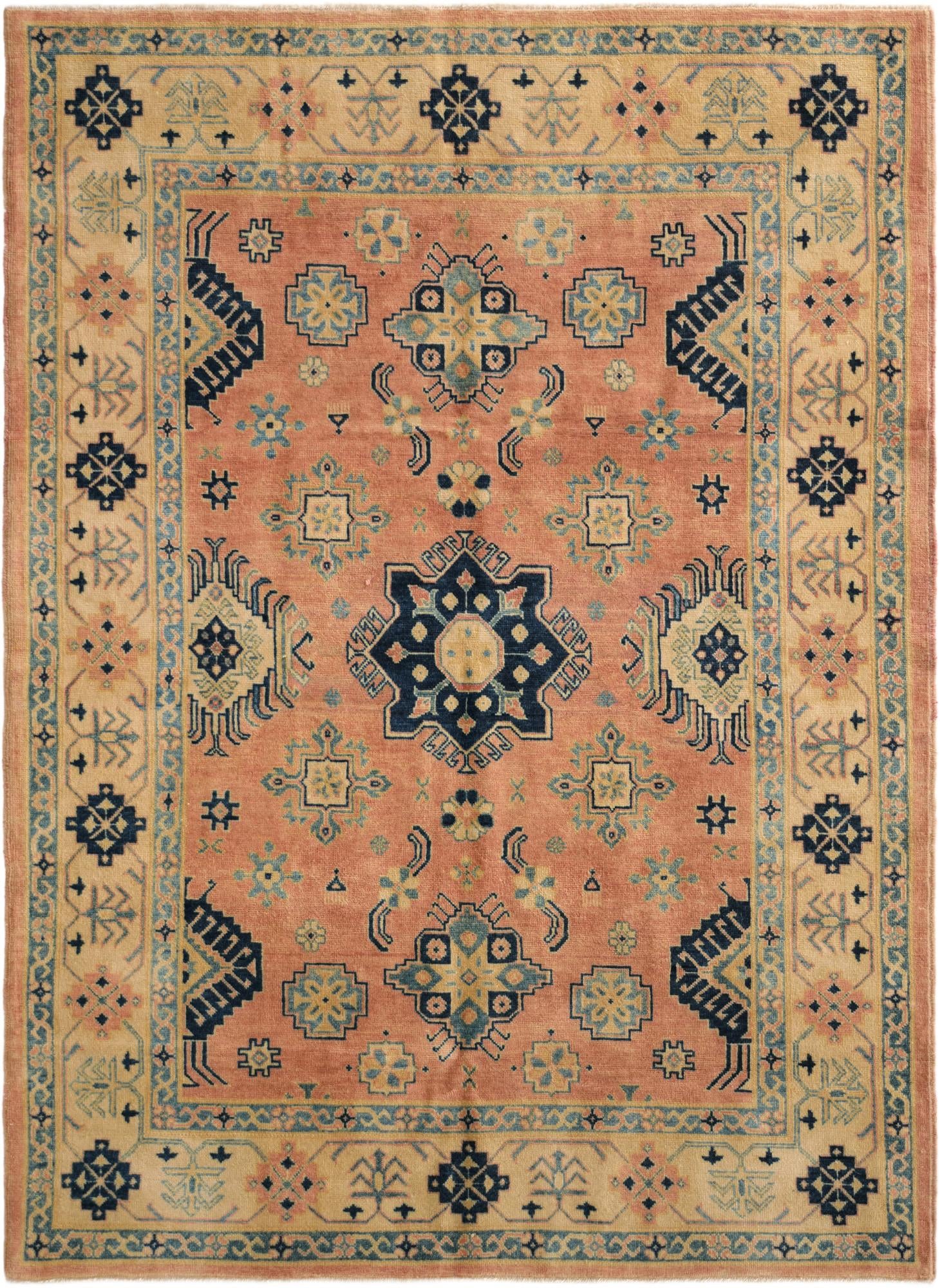 5' 9 x 7' 10 Hand Knotted Oushak Wool Rug