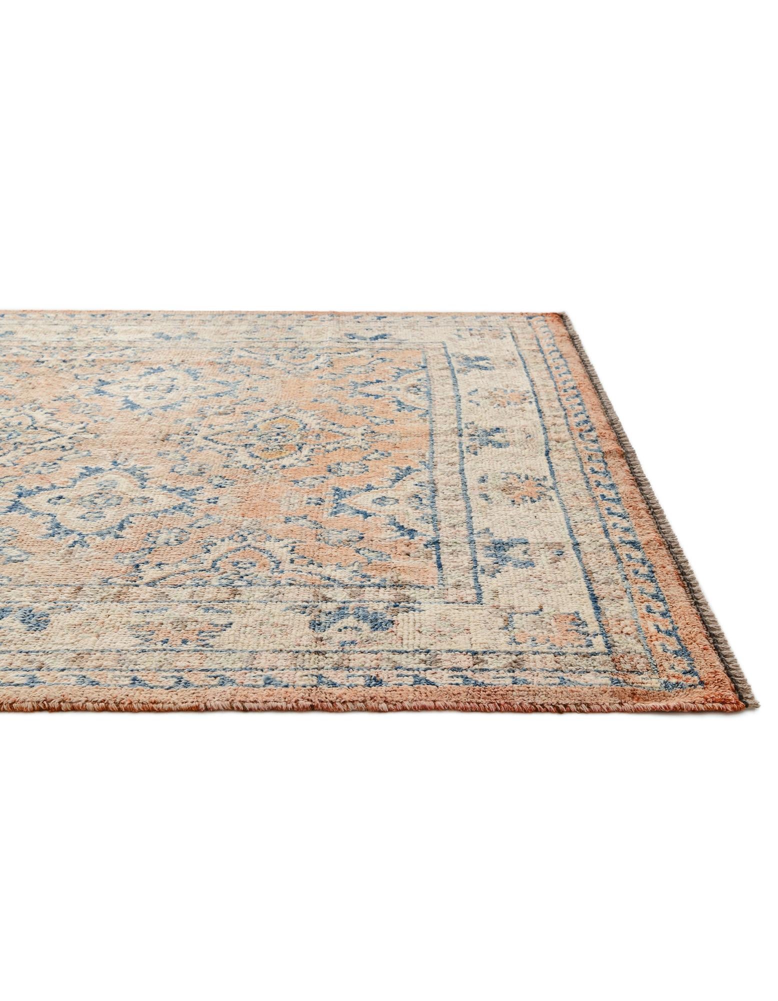 5' 2 x 6' 11 Hand Knotted Oushak Wool Rug