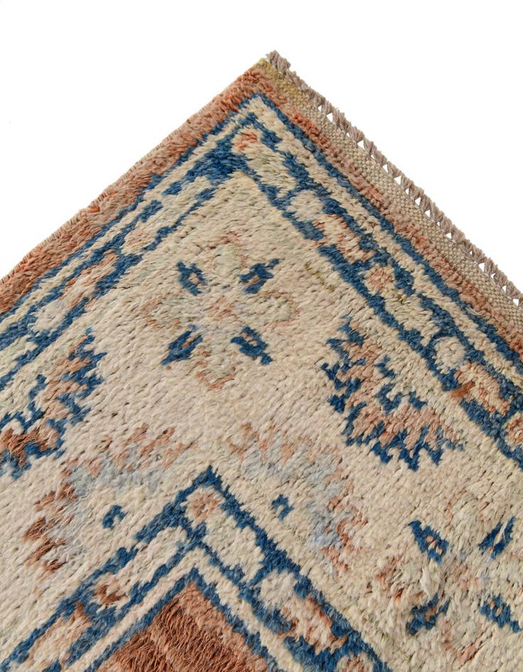 Detail image of 5' 6 x 8' 3  Hand Knotted Oushak Wool Rug