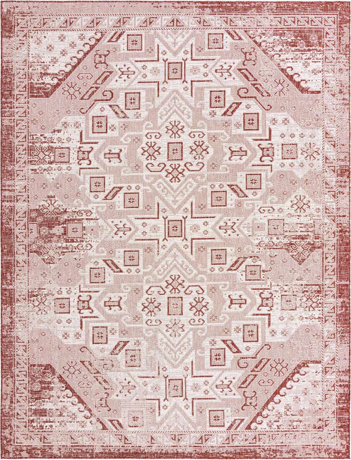 275cm x 365cm Leicht zu reinigen Aztec Innen- / Aussenbereich Teppich