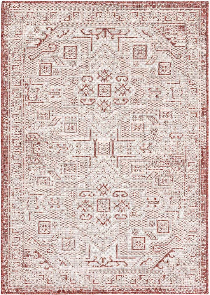 3' x 5' 3 Easy-Clean Aztec Indoor / Outdoor Rug