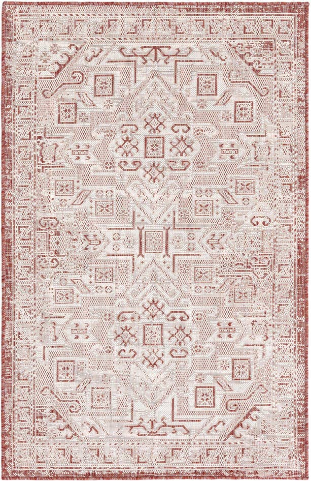 Detail image of 3' x 5' 3 Easy-Clean Aztec Indoor / Outdoor Rug