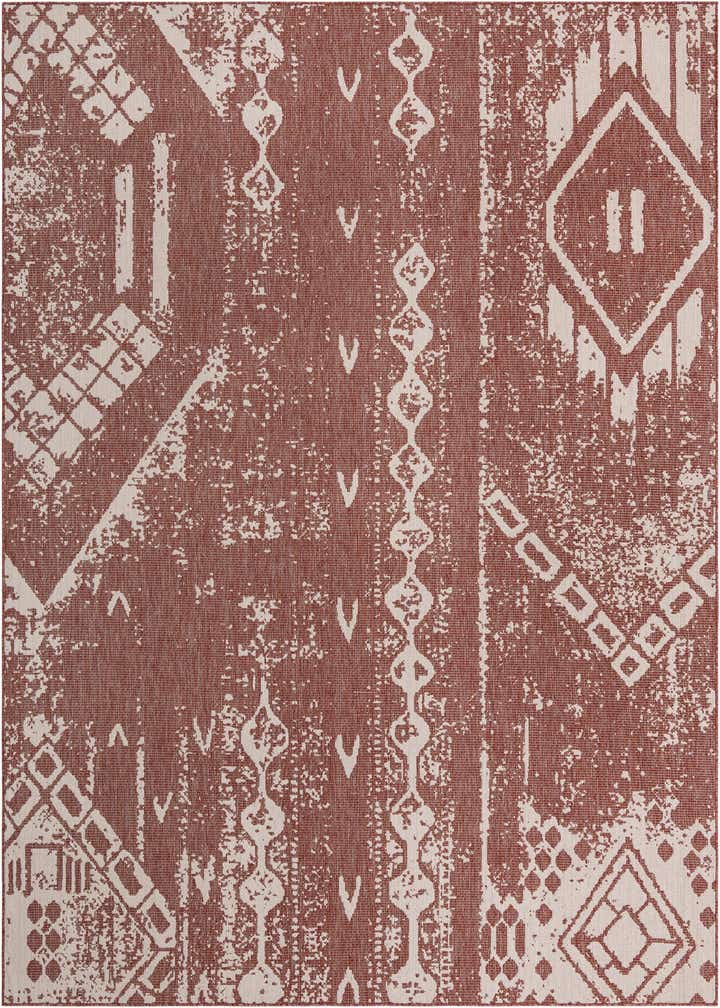 10' x 13' Easy-Clean Bohemian Indoor / Outdoor Rug
