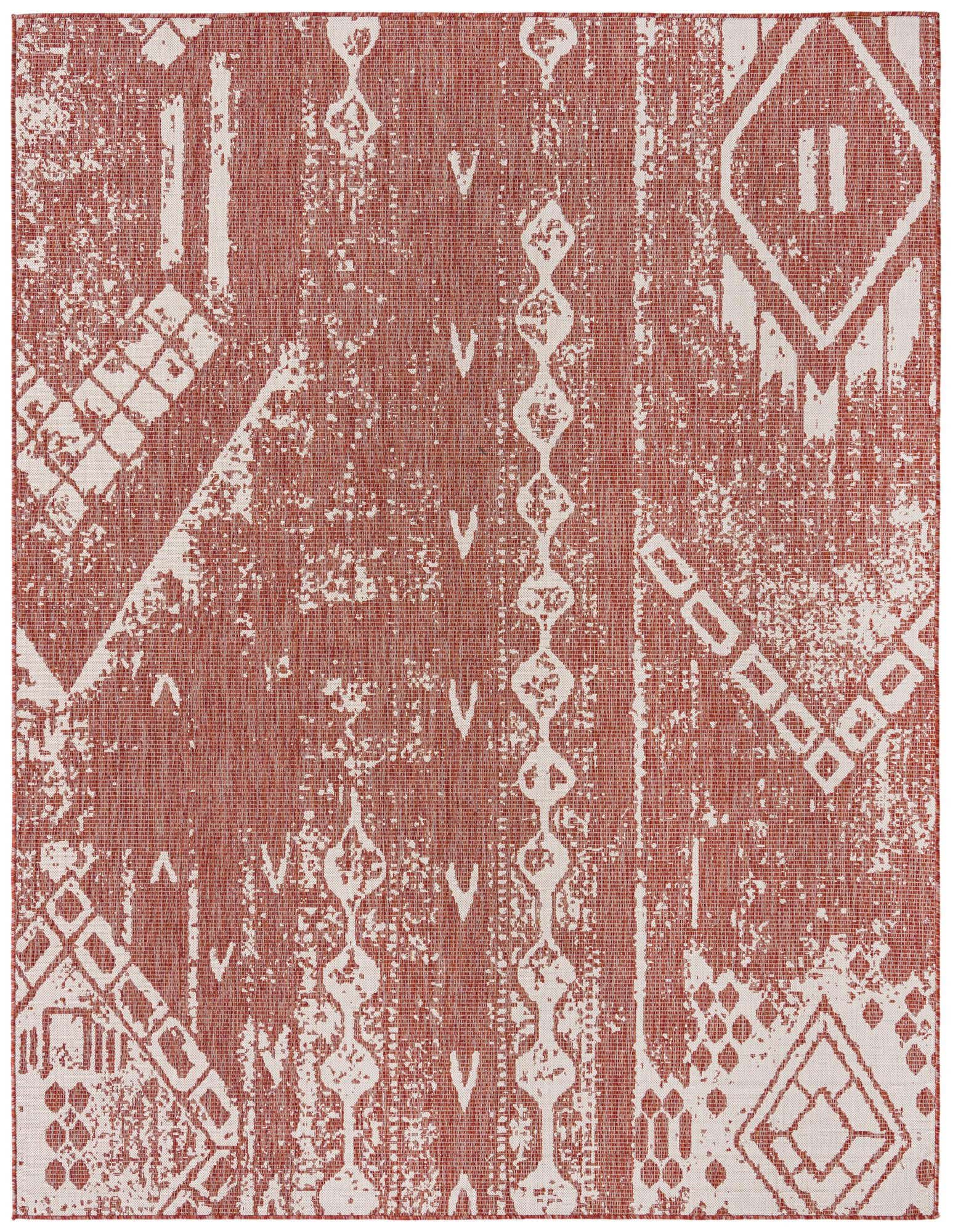 7' 10 x 10' Easy-Clean Bohemian Indoor / Outdoor Rug